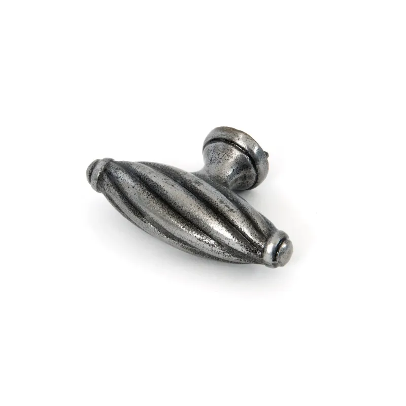 Weather-Resistant Untreated Smooth Cabinet Handle | From Anvil