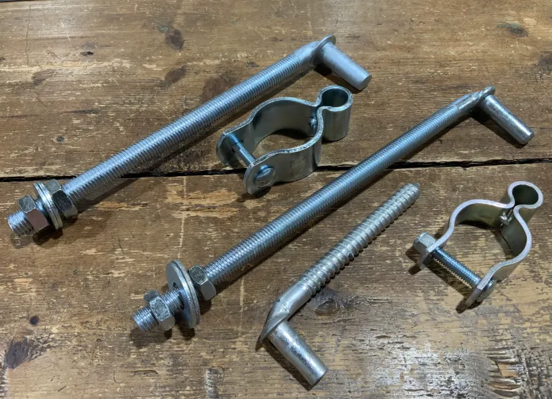 Gate Hinges & Clamps Compatible 4x4 Posts