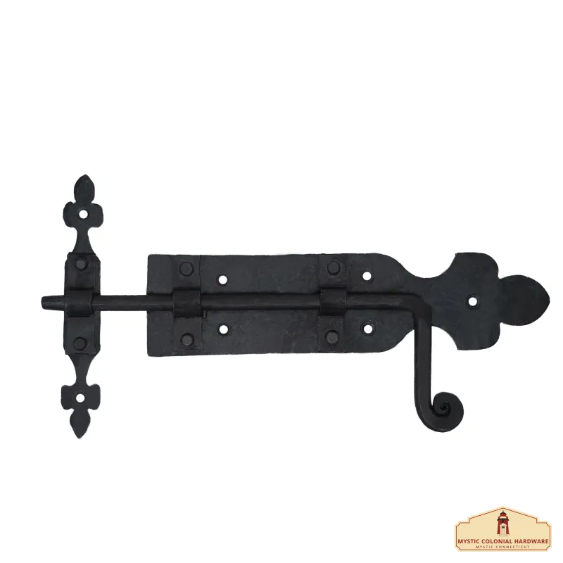 Iron Gate Latch Onyx Flip Latches, Heavy Duty Cast Iron Drop Latch, Old Farm Barn Shed Cabinet Shutter Antique Privacy Doo...