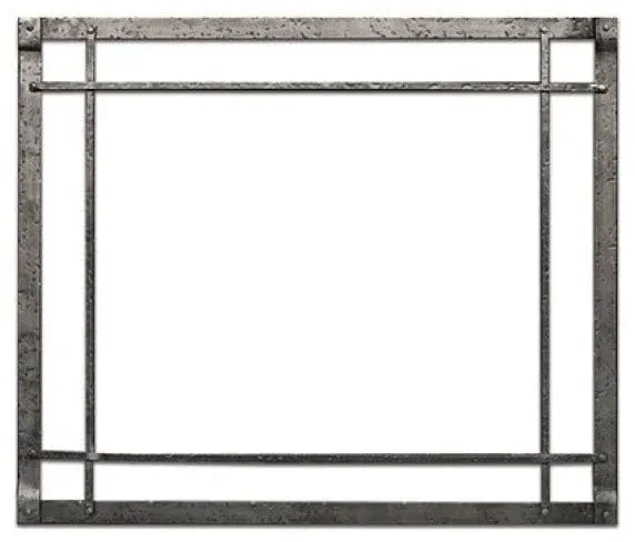 American Hearth Rushmore 35" Midnight Rectangle Forged Iron Inset Direct Vent Insert