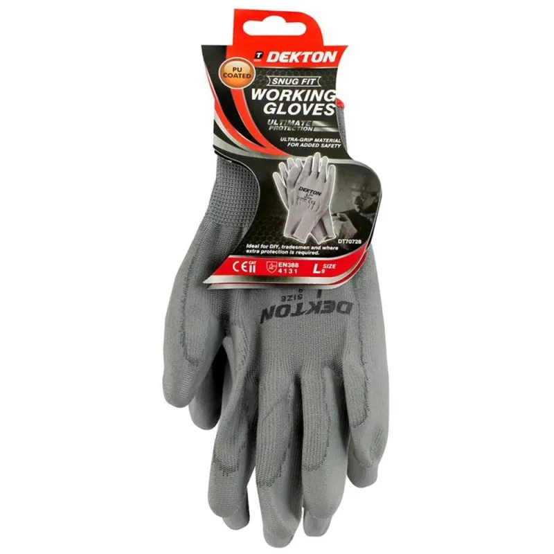 Dekton Snug Fit Work Gloves | 9/L