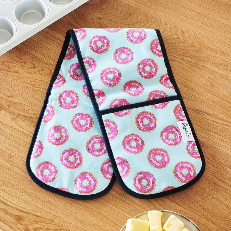Doughnut 100% Natural Cotton Oven Gloves