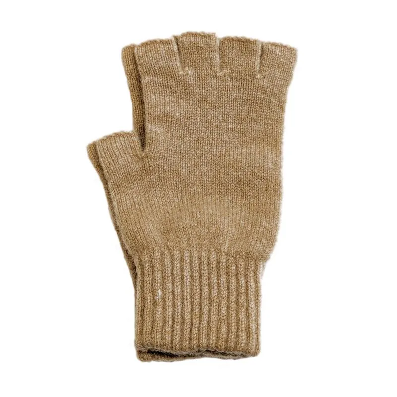 Highlander Fingerless Gloves Mouse Chestnut