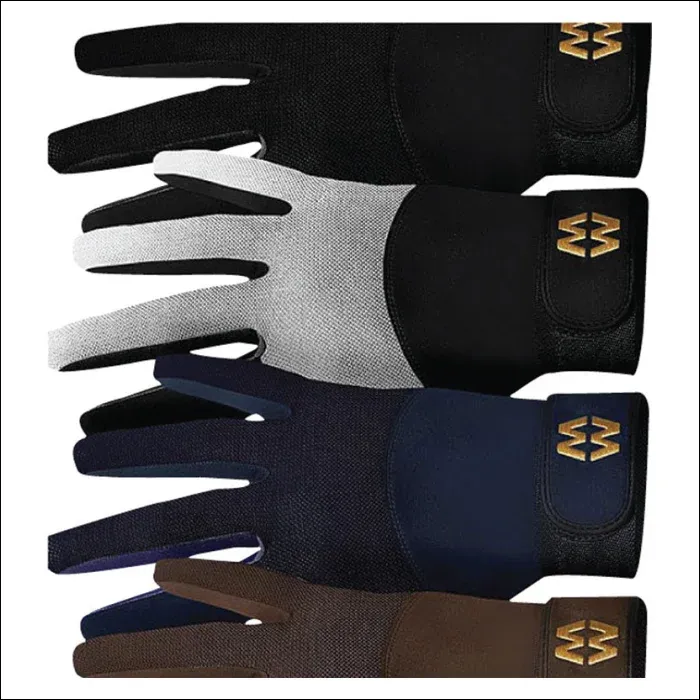 MacWet Mesh Maxi Cuff Gloves - Black/White