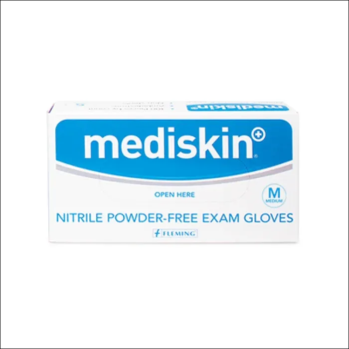 Mediskin Nitrile Gloves Powder Included (100s) M
