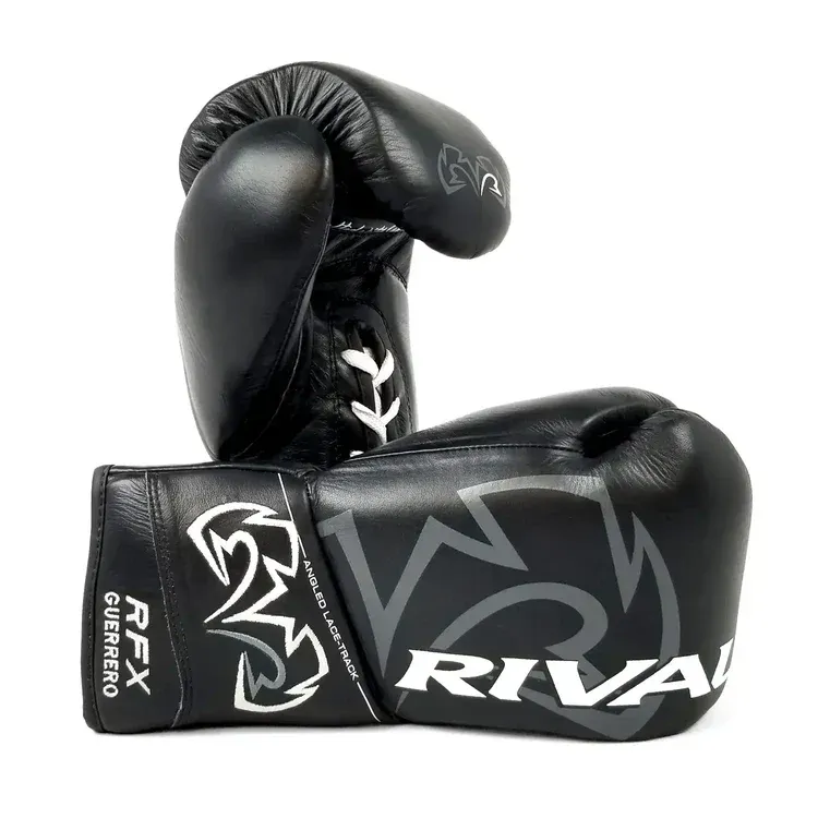 RIVAL RFX GUERRERO HDE-F PRO FIGHT LACE UP GLOVE - ONYX