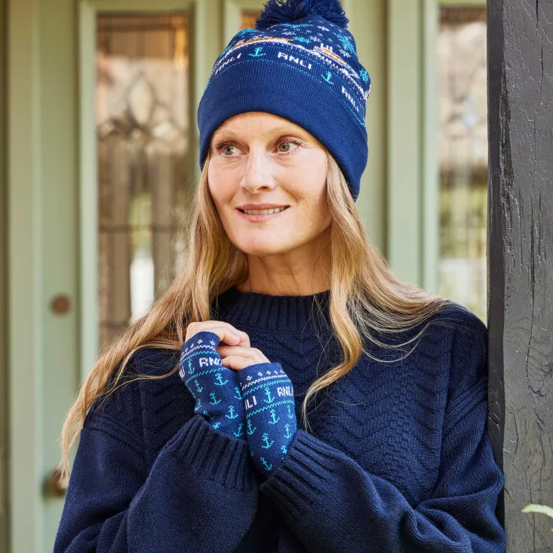 RNLI Christmas Knitted Handwarmers