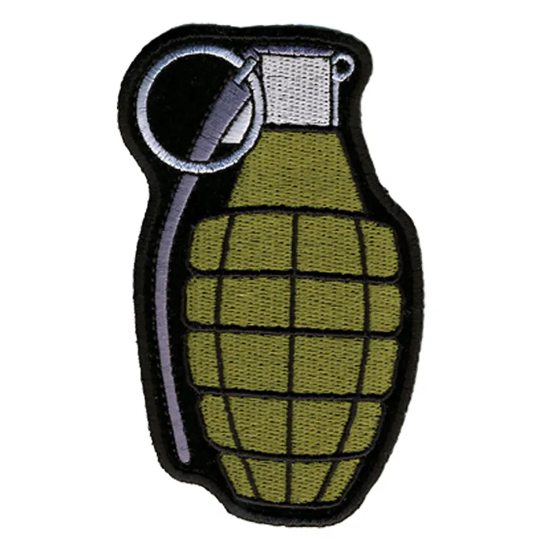 Toasty Leathers PPA4212 Hand Grenade 2" x 4" Patch