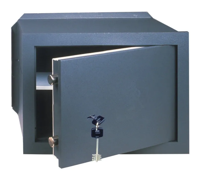 Cassaforte meccanica muro incasso cm 36x20x24h spessore sportello 10 mm con chiave