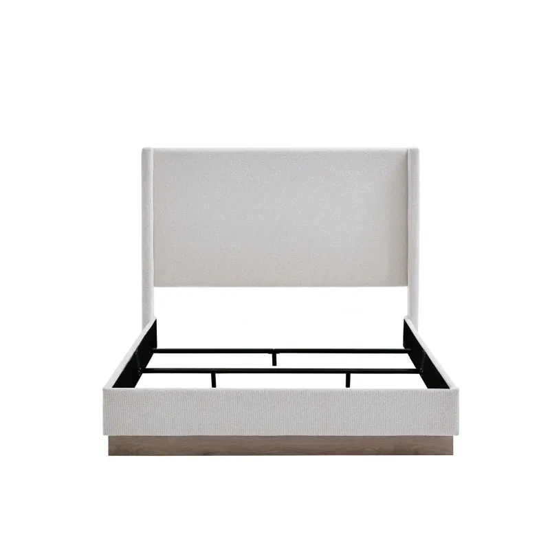 Corrosion-Resistant Hale - Upholstered Wingback Bed