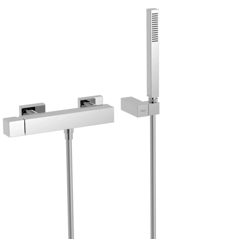 CUADRO Mitigeur mural pour douche-107167 Zinc Plated