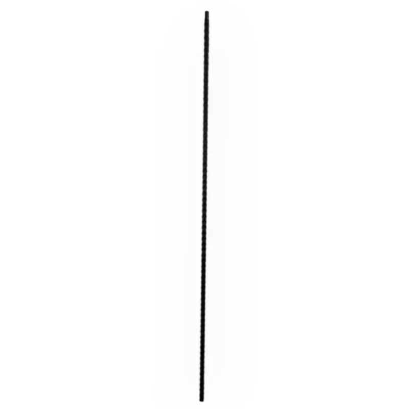 Gothic Hammered Face Plain Iron Baluster 9/16" x 44" - 9016HG