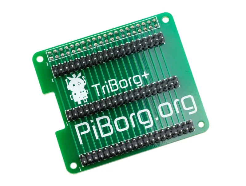 Industrial Grade TriBorg Plus - Raspberry Pi GPIO Triplicator (40 Pin), Soldered [Discontinued]