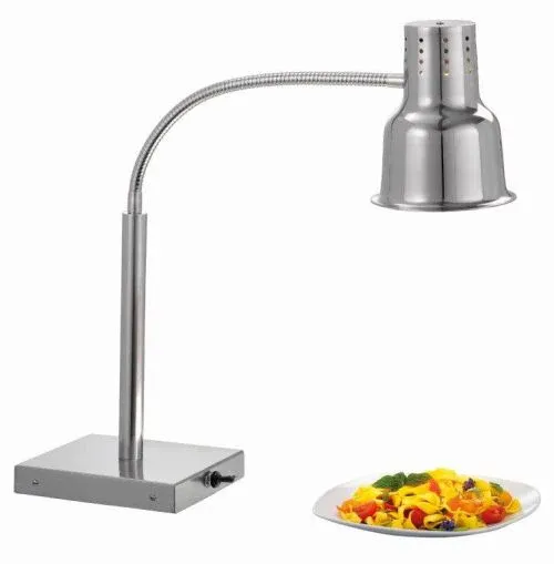Lampe chauffe plats infrarouge inox sur pied 1/4-20 Thread
