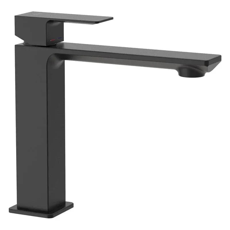 Mitigeur monocommande de lavabo KRONENBACH Quara 3.0 XL, noir Quick Mount