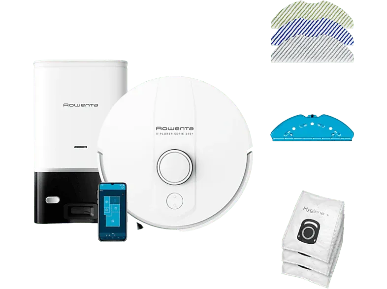 ROWENTA Aspirateur robot X-Plorer Serie 140+ (RR9197WH)