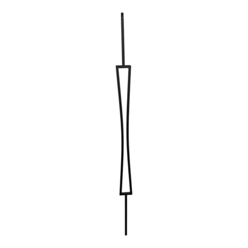 Squeezed Rectangle - Iron Baluster - 1/2" x 44" - 9096CS