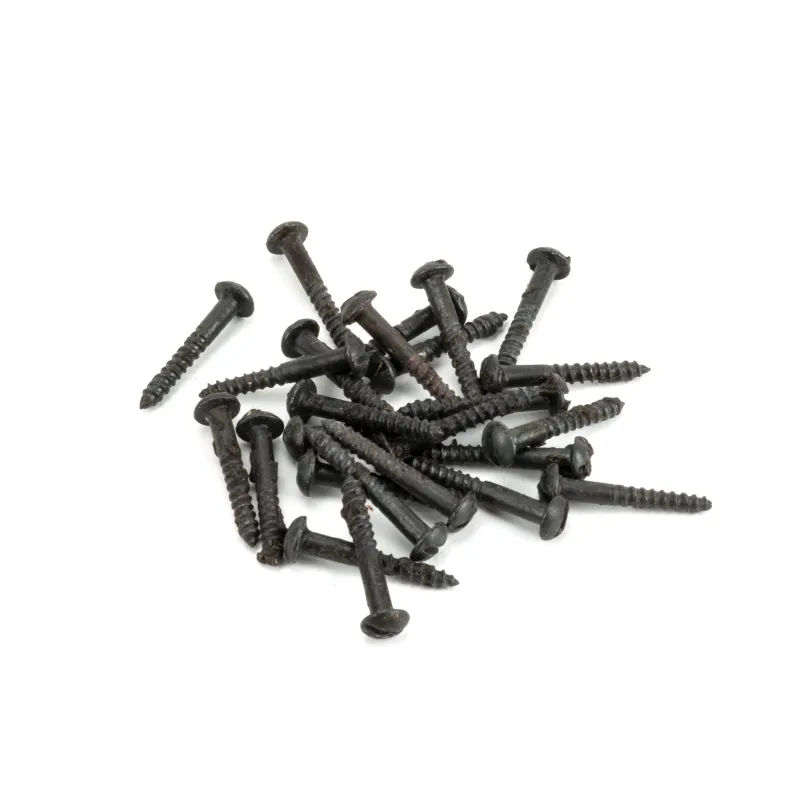 Beeswax 4 x 3/4'' Round Head Screws (25) | From Anvil