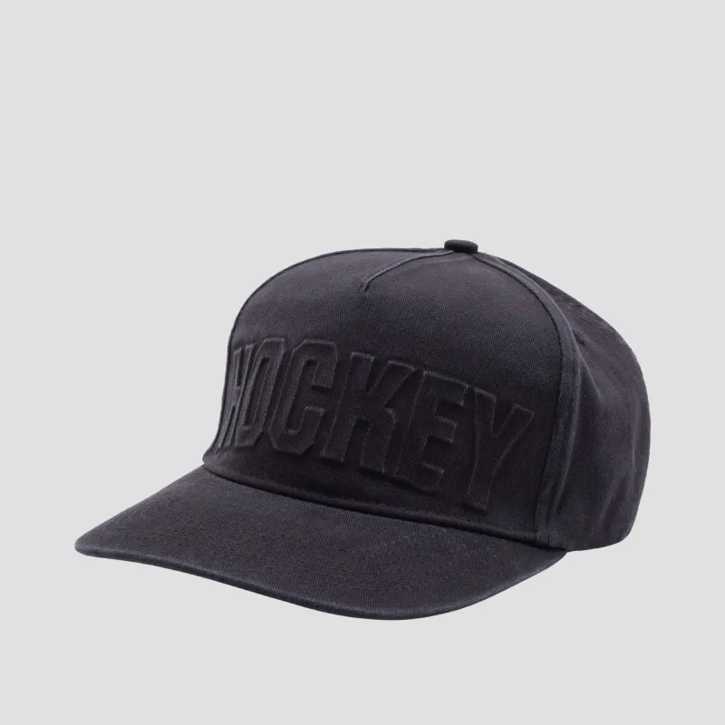 Hockey Embossed Hat Ebony Denim