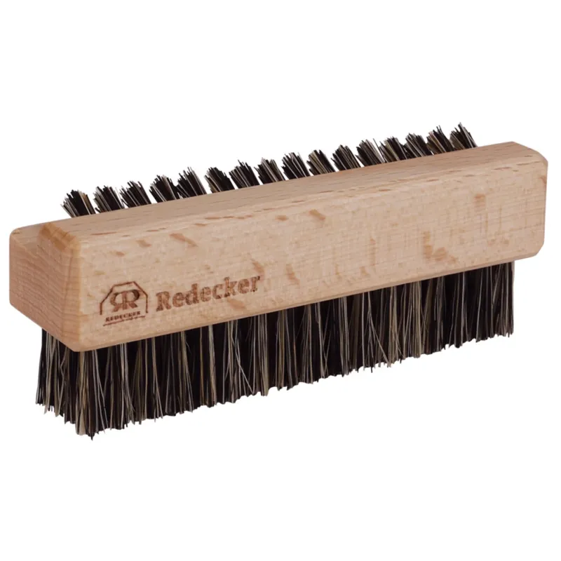 Tapered Beechwood Nail Brush Brown Bristle Easy Cleanup