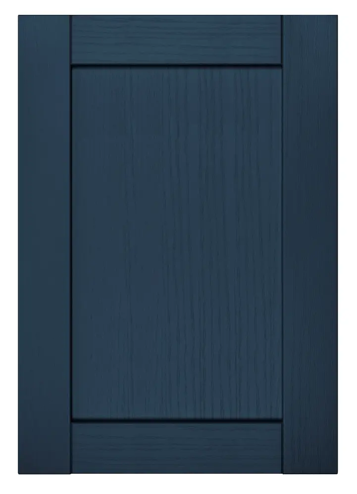 Balmoral Wood Grain 'Skinny' Shaker Indigo Blue Ash- Replacement Kitchen Doors (450mm High)