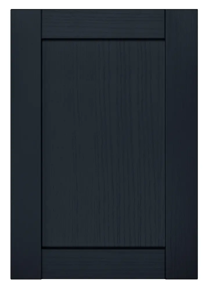 Balmoral Wood Grain 'Skinny' Shaker Indigo Ash- Replacement Kitchen Doors (980mm High)