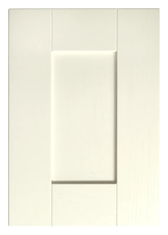 Buckingham Wood Grain Shaker Ivory- Replacement Kitchen Doors (450mm High)