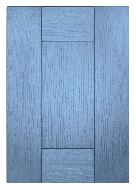 Buckingham Wood Grain Shaker Sapphire Blue- Replacement Kitchen Doors (450mm High)