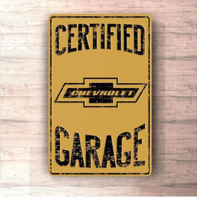 Chevrolet Guaranteed Garage Signs, Mouse Pad, Doormat