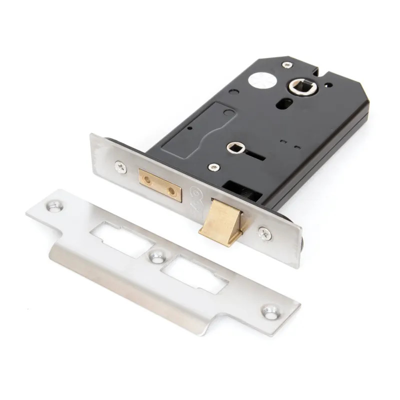SS 5" Horizontal Bathroom Lock | From Anvil
