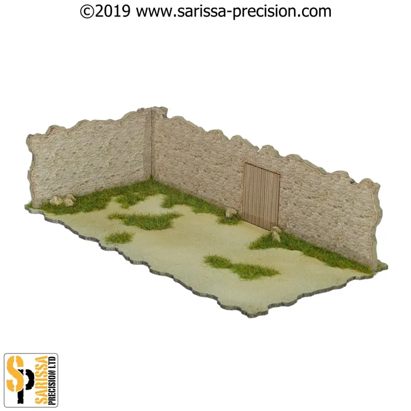 Mediterranean Village Wall Door 20x10 - Left Hand (28mm)