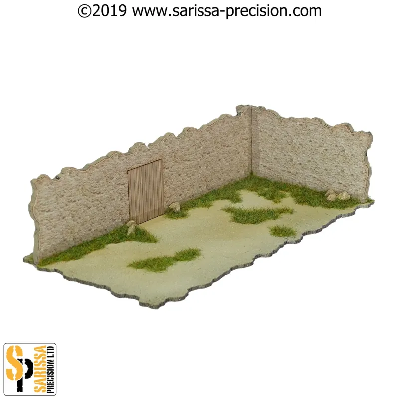 Mediterranean Village Wall Door 20x10 - Right Hand (28mm)