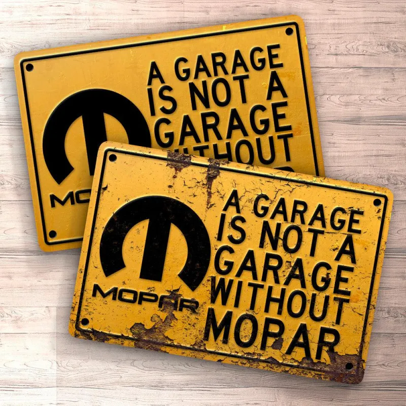 Mopar Garage Is Not Garage Without Mopar Signs, Mouse Pad, Door Mat