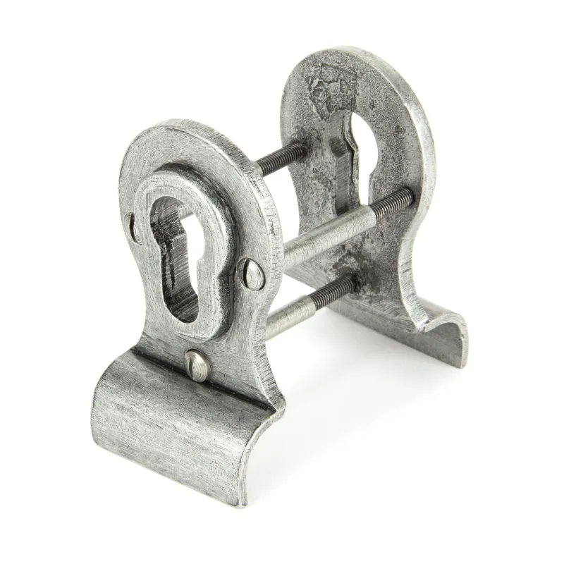 Pewter 50mm Euro Door Pull (Back to Back fixings) | From Anvil