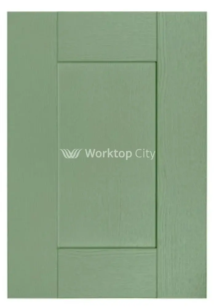 Weather-Resistant Siding Buckingham Wood Grain Shaker Reed Green- Replacement Kitchen Doors SAMPLE PRODUCTS