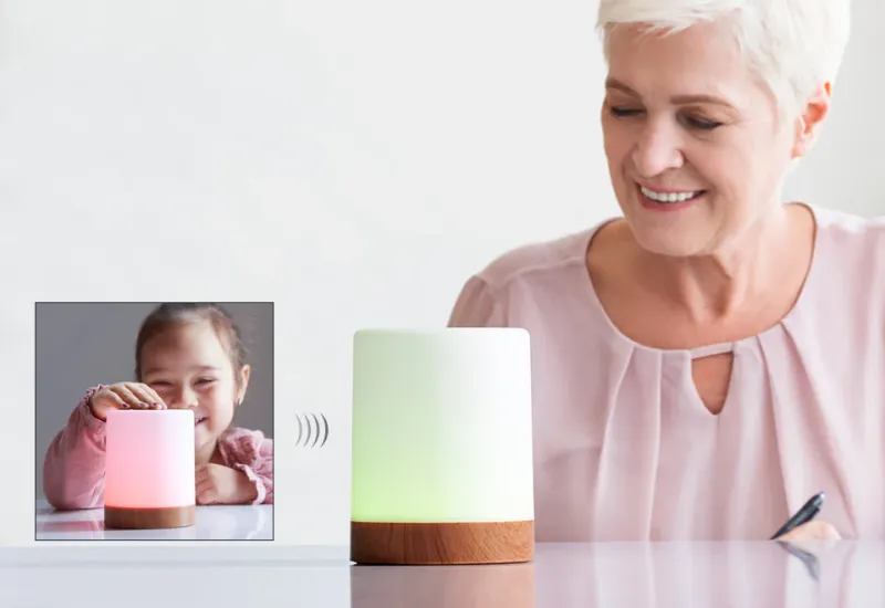 Across Miles Friendship Lamps place 2)