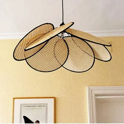 Afralia™ Japanese Rattan Floor Lamp Villa Living Room Study Attic Lighting