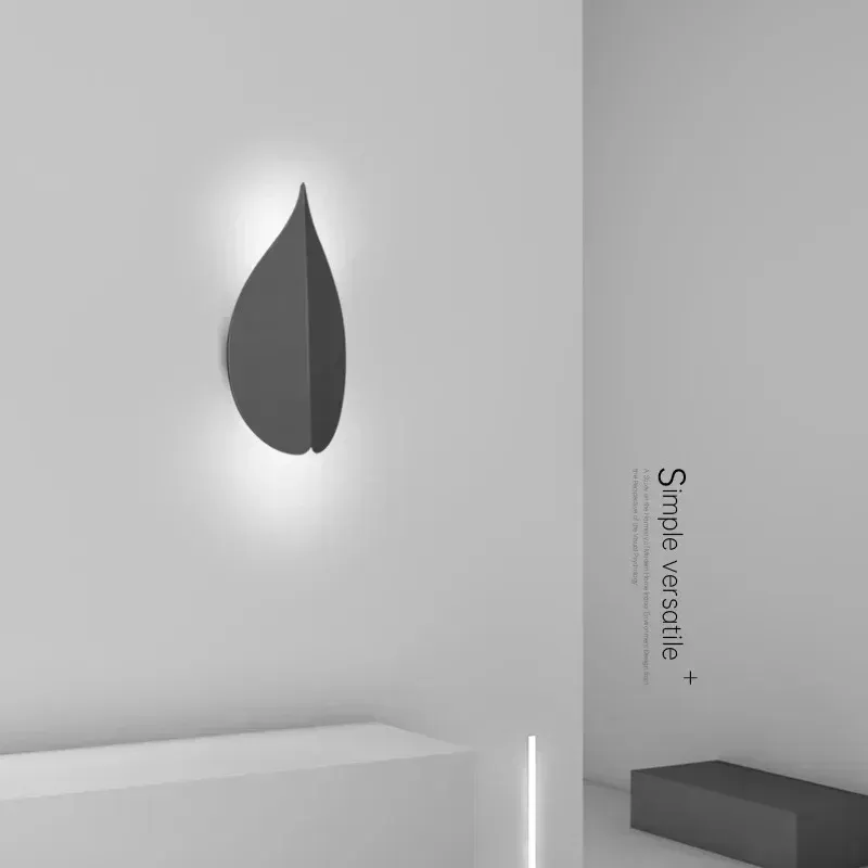 Afralia™ Nordic Leaf LED Wall Lamp Modern Pared-down Indoor Decor