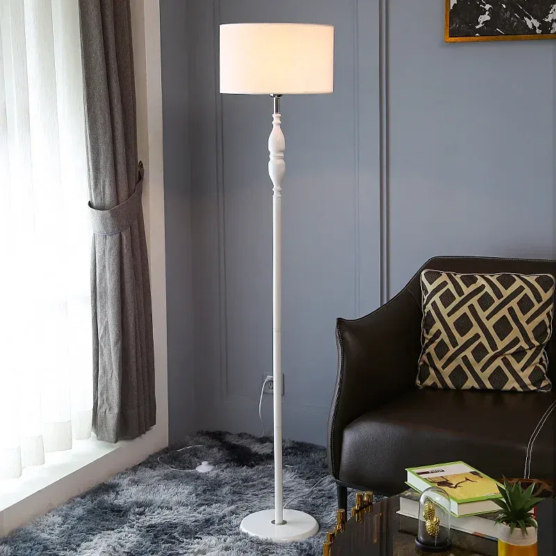 Afralia™ Nordic Style LED Floor Lamp Creative Personality Decoration Bedroom Study Lamp