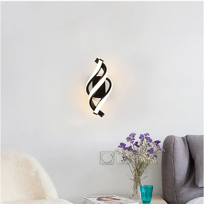 Afralia™ Square LED Wall Lamp: Fashionable Hallway Lighting Fixture Home Decor