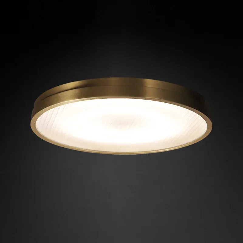 Afralia™ Terra cotta Ceiling Lamp: Modern Round Surface Mounted Lighting Bedroom