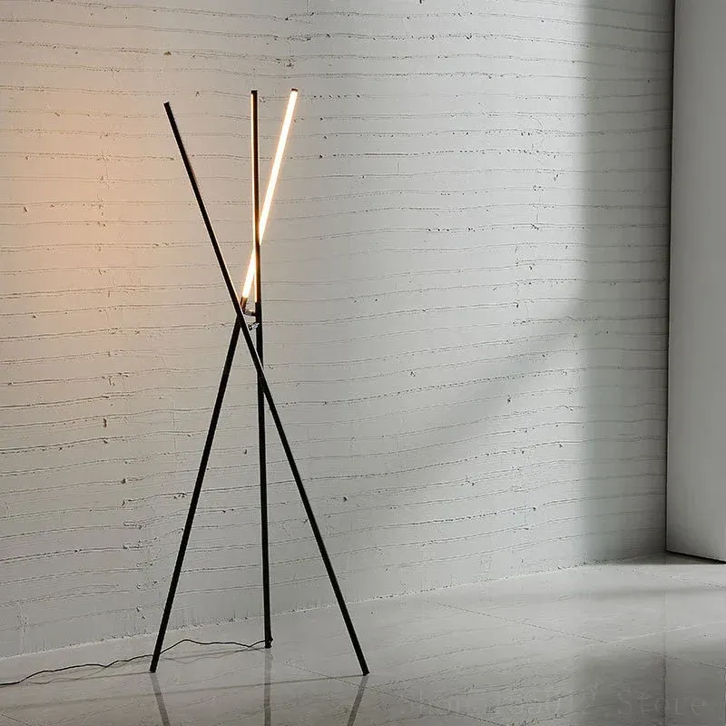 Afralia™ Trident Floor Lamp: Present-day Designer Decor Standing Lamp Living Room & Bedroom