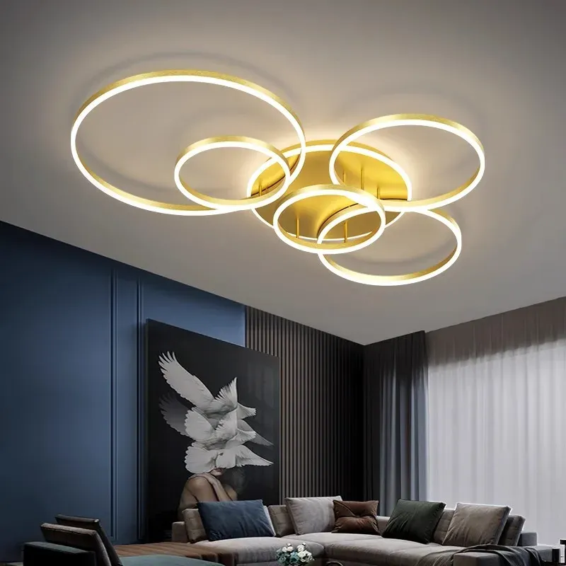 Afralia™ Wi-fi LED Ceiling Lights Nordic Home Decor Living Room and Bedroom Bedroom Decor