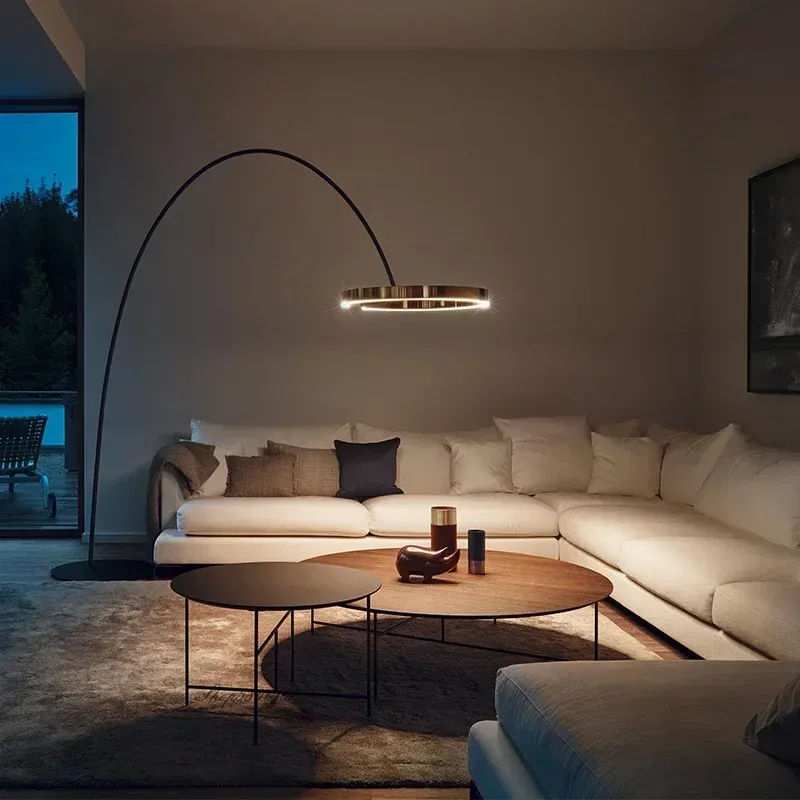 Battery Operated Afralia™ Nordic LED Fishing Floor Lamp Sophisticated Indoor Decor.