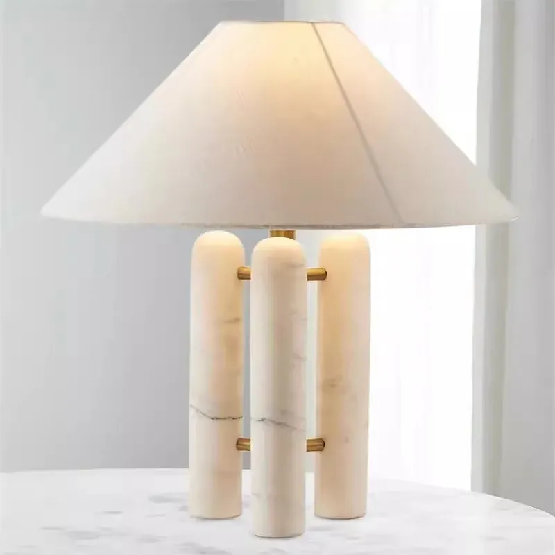 Battery Operated Afralia™ Nordic Marble Table Lamp - Present-day Light Luxury Design Living Room & Bedroom