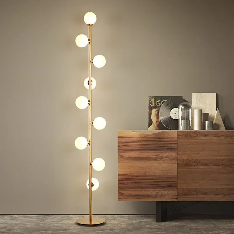 Decorative Novelty Afralia™ Nordic Glass Ball LED Floor Lamp Home Decor Luminaires