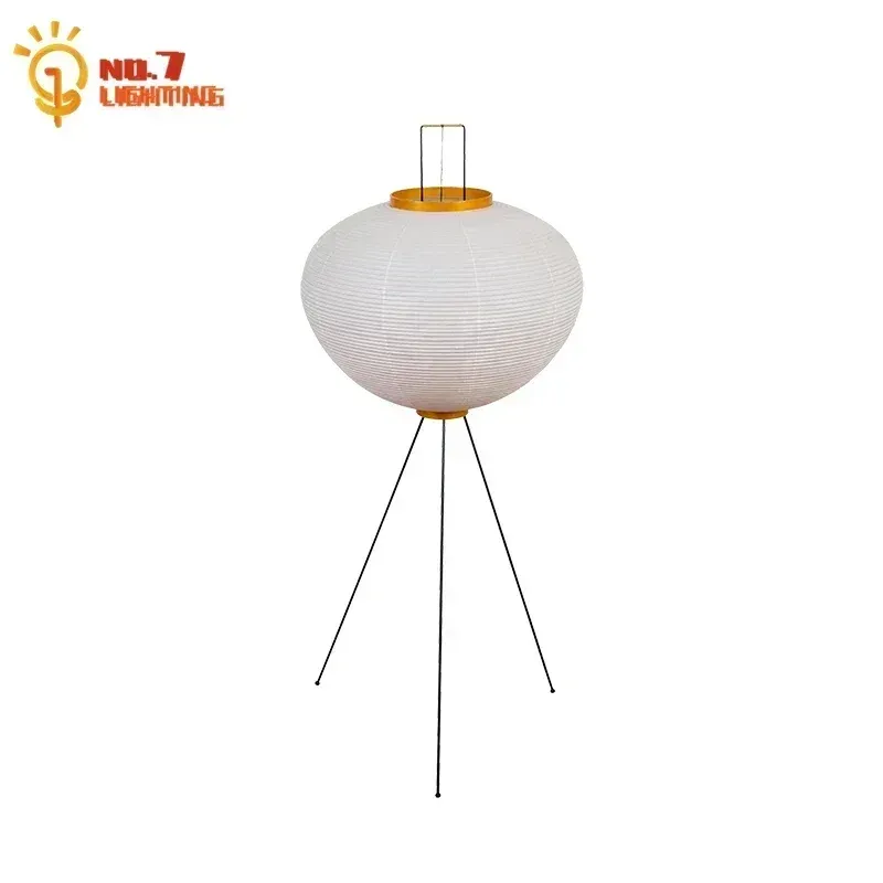 Decorative Novelty Afralia™ Wabi-sabi Rice Paper LED Floor Lamp Home Decor and Lighting