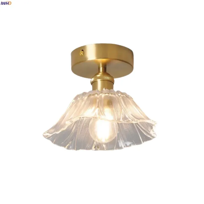 Fiber Optic Afralia™ Distinct Glass LED Ceiling Light, Modern Nordic Bedroom Decor Ceiling Lamp