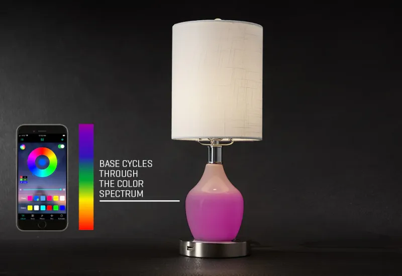 Plasma Ball Color Changing Table Lamp