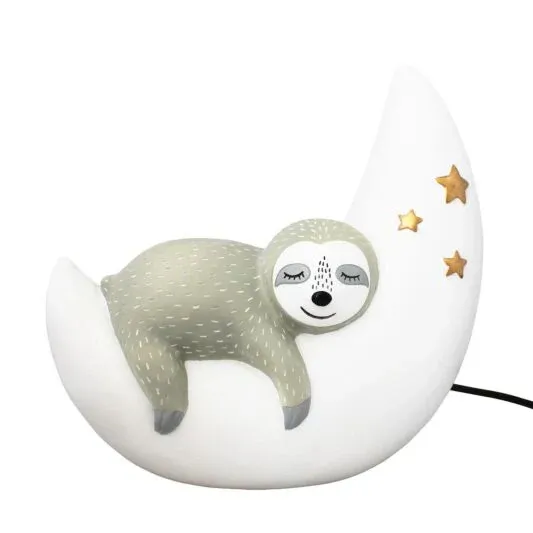 Sleepy Sloth LED Lamp 10ft USB Cable